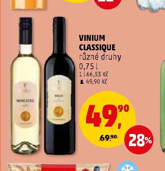 VINIUM CLASSIQUE různé druhy