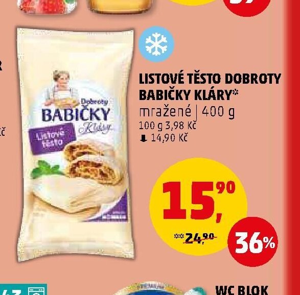 LISTOVÉ TĚSTO DOBROTY BABIČKY KLÁRY