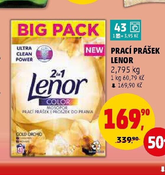 PRACÍ PRÁŠEK LENOR