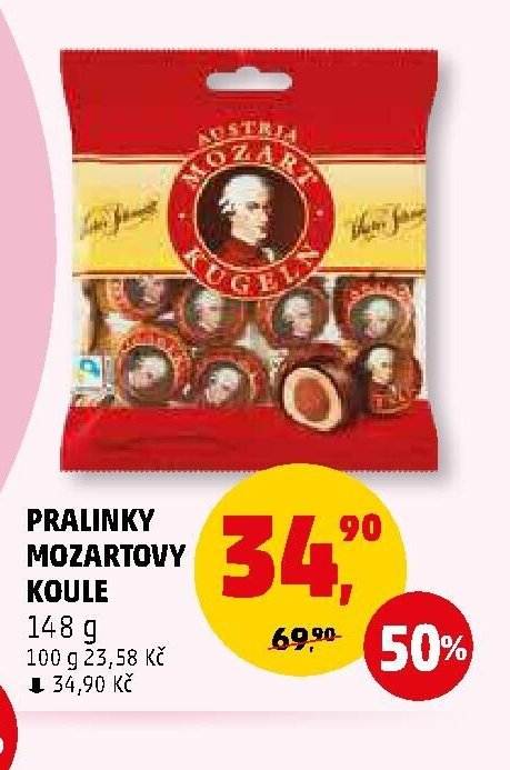 PRALINKY MOZARTOVY KOULE