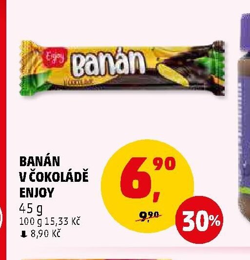BANÁN V ČOKOLÁDĚ ENJOY