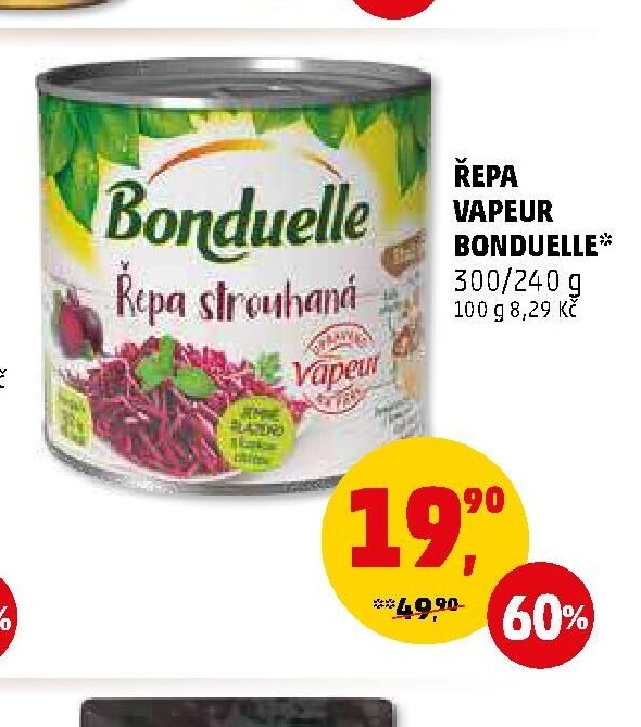 Řepa Vapeur Bonduelle 300/240 g