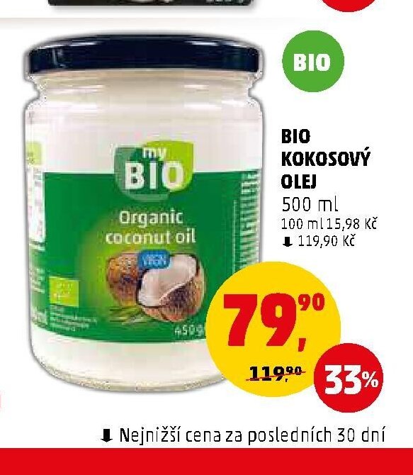Bio kokosový olej 500 ml
