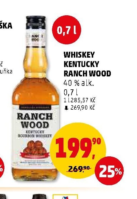 Whiskey Kentucky Ranch Wood 0,7 l