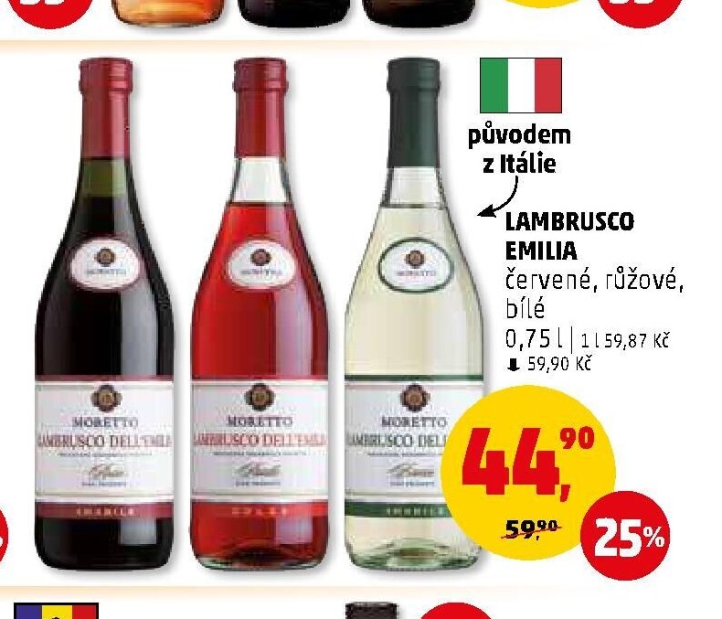 Lambrusco Emilia 0,75 l