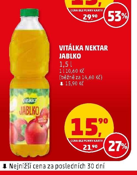 Vitálka nektar jablko