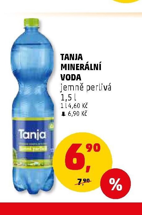 Tanja minerální voda jemně perlivá