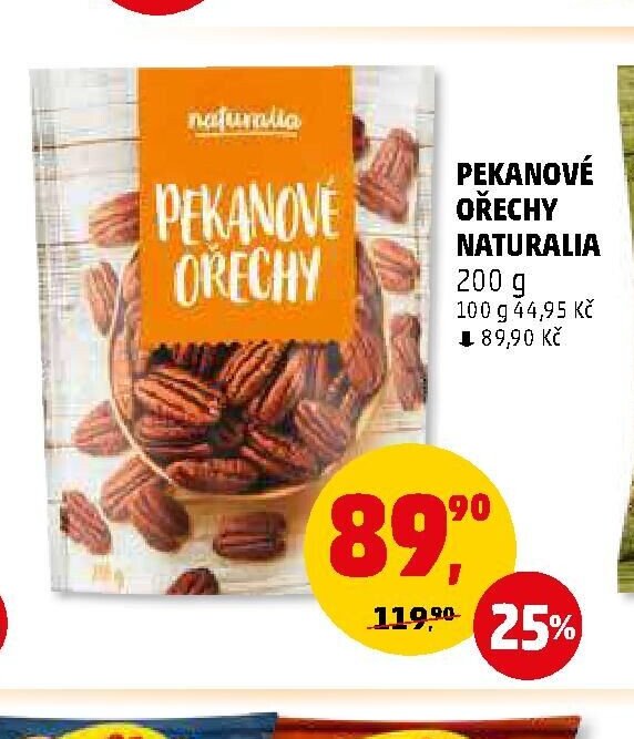 PEKANOVÉ OŘECHY NATURALIA 200 g