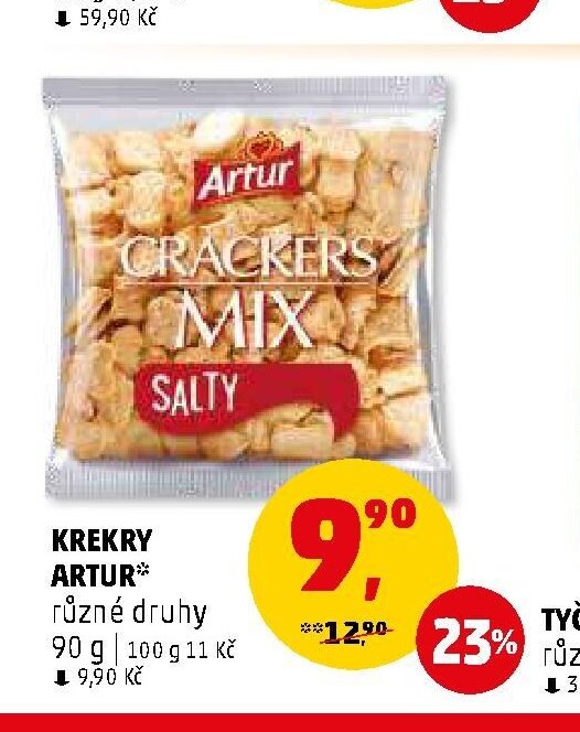 KREKRY ARTUR různé druhy 90 g