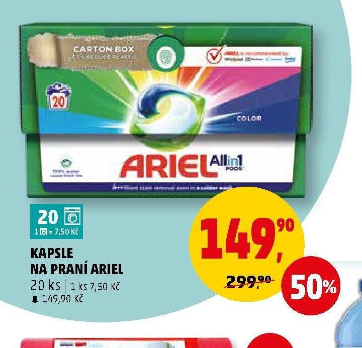 Kapsle na praní Ariel