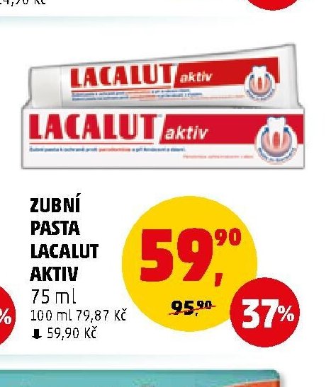 Zubní pasta Lacalut aktiv