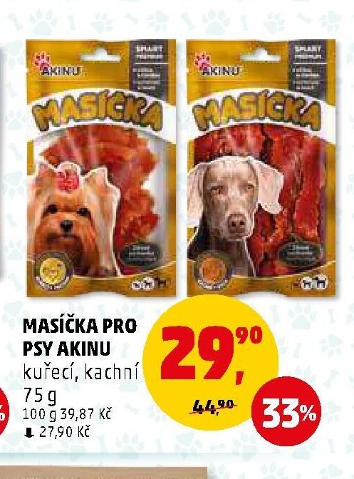 MASÍČKA PRO PSY AKINU