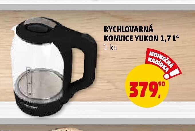 RYCHLOVARNÁ KONVICE YUKON 1,7 L