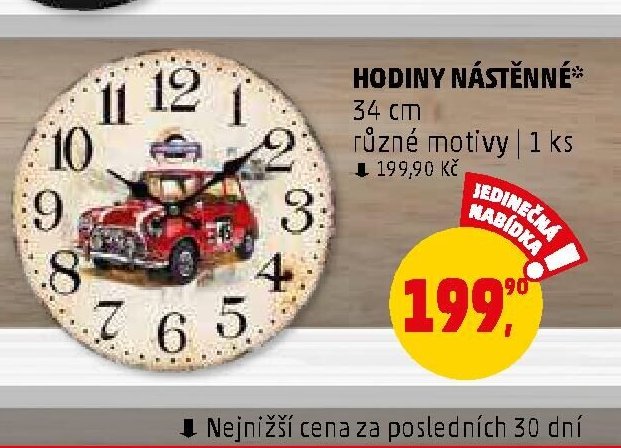 HODINY NÁSTĚNNÉ