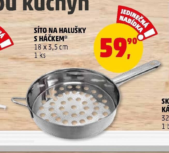 SÍTO NA HALUŠKY S HÁČKEM