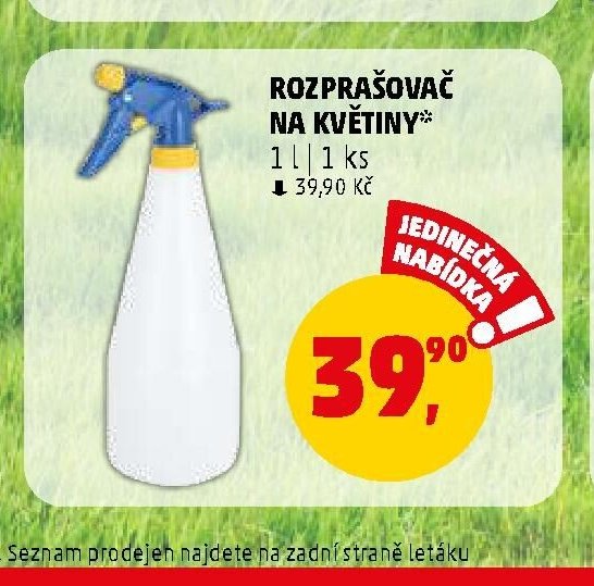 Rozprašovač na květiny