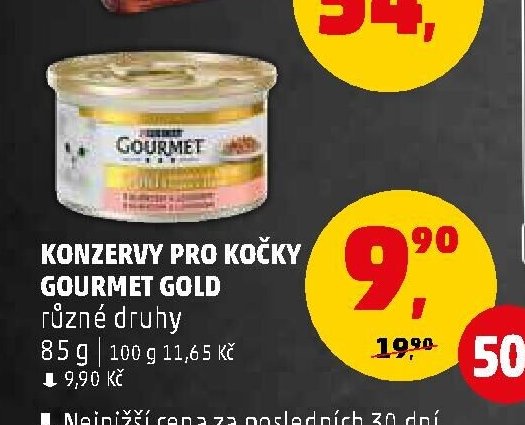 Konzervy pro kočky Gourmet Gold