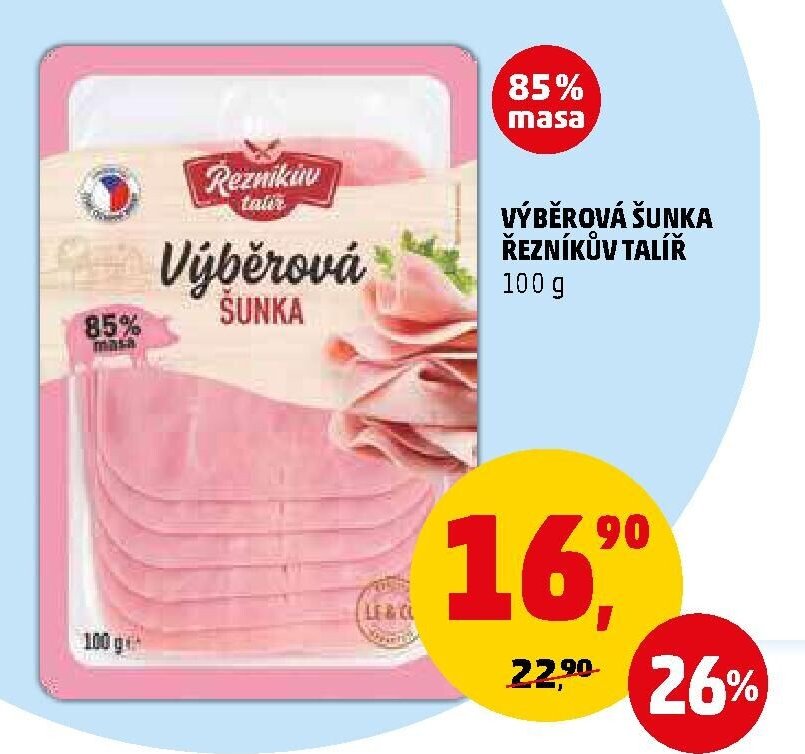 Výběrová šunka Řezníkův talíř