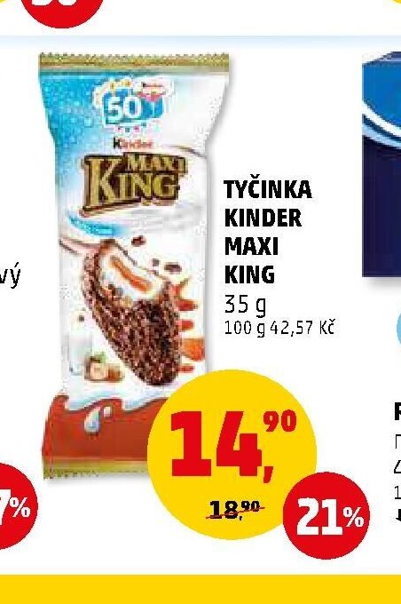 Tyčinka Kinder Maxi King