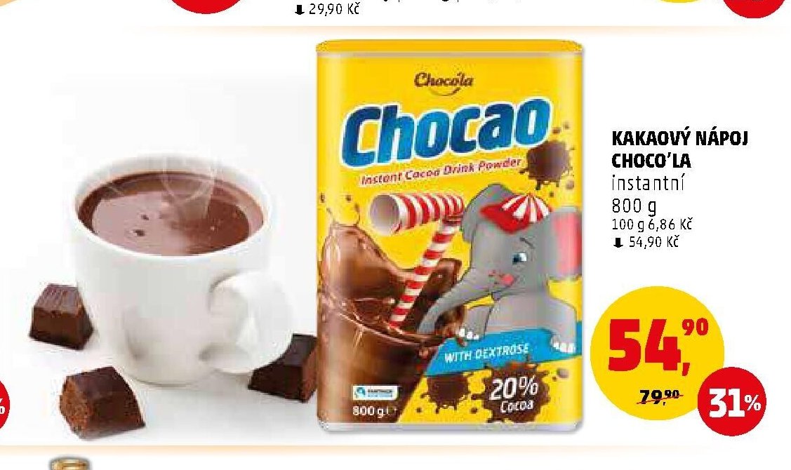 KAKAOVÝ NÁPOJ CHOCO'LA