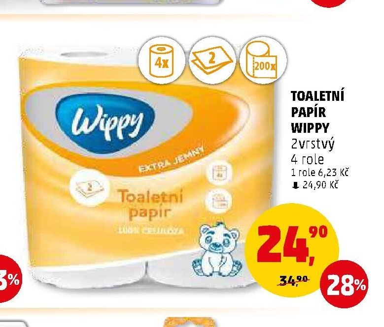 TOALETNÍ PAPÍR WIPPY