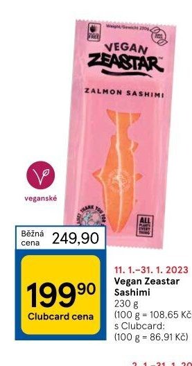 Vegan Zeastar Sashimi