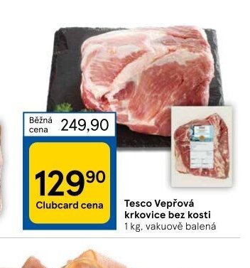 Tesco Vepřová krkovice bez kosti