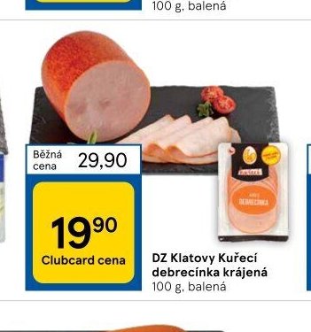 DZ Klatovy Kuřecí debrecínka krájená