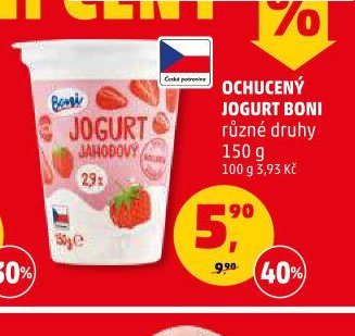 OCHUCENÝ JOGURT BONI