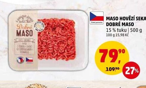 MASO HOVĚZÍ SEKANÉ DOBRÉ MASO