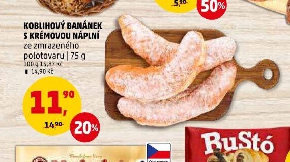 KOBLIHOVÝ BANÁNEK S KRÉMOVOU NÁPLNÍ
