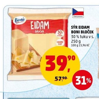 SÝR EIDAM BONI BLOČEK
