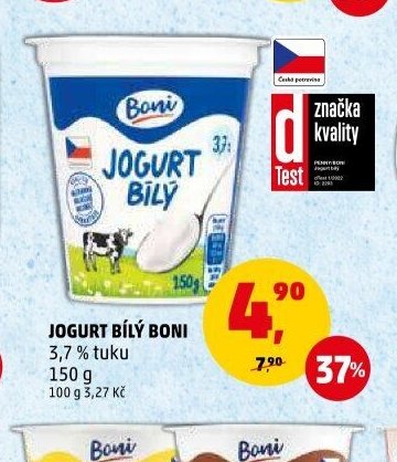 JOGURT BÍLÝ BONI