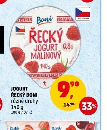 JOGURT ŘECKÝ BONI