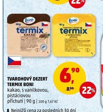 TVAROHOVÝ DEZERT TERMIX BONI
