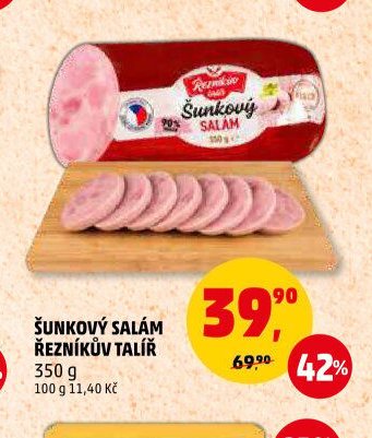 ŠUNKOVÝ SALÁM ŘEZNÍKŮV TALÍŘ