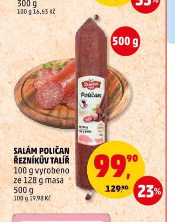 SALÁM POLIČAN ŘEZNÍKŮV TALÍŘ