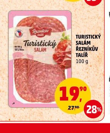 TURISTICKÝ SALÁM ŘEZNÍKŮV TALÍŘ