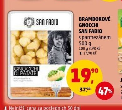 Bramborové gnocchi San Fabio