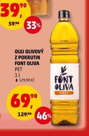 Olej olivový z pokrutin Font Oliva