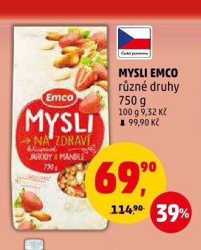 Mysli Emco různé druhy