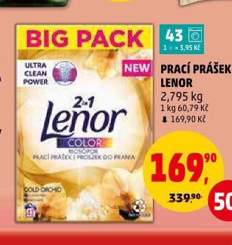 Prací prášek Lenor