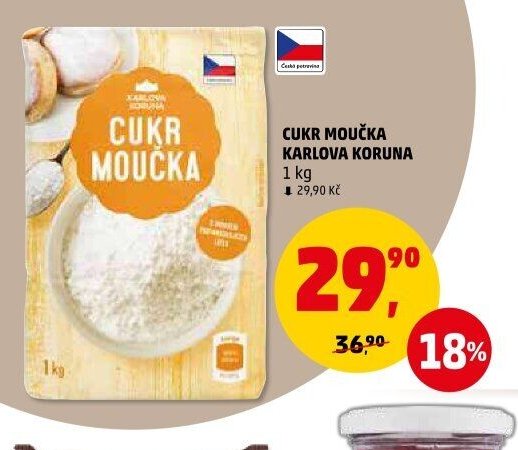 Cukr moučka Karlova Koruna 1 kg