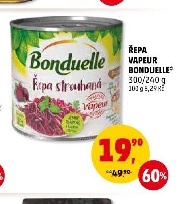 Řepa Vapeur Bonduelle 300/240 g