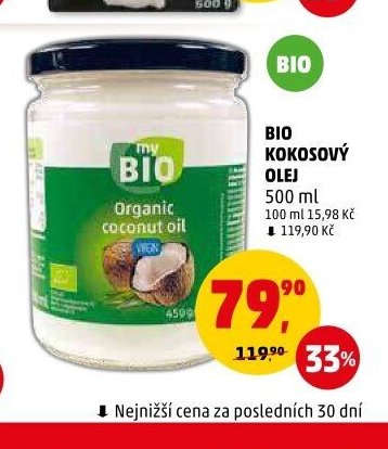 Bio kokosový olej 500 ml
