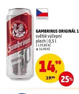 GAMBRINUS ORIGINÁL 10