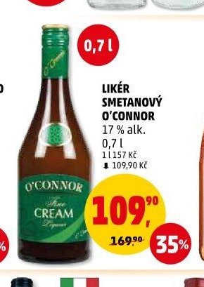 LIKÉR SMETANOVÝ O'CONNOR