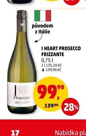 I HEART PROSECCO FRIZZANTE