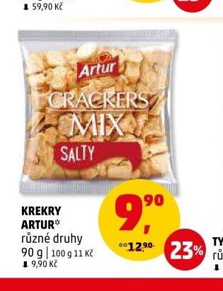 KREKRY ARTUR různé druhy 90 g