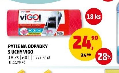 Pytle na odpadky s uchy Vigo